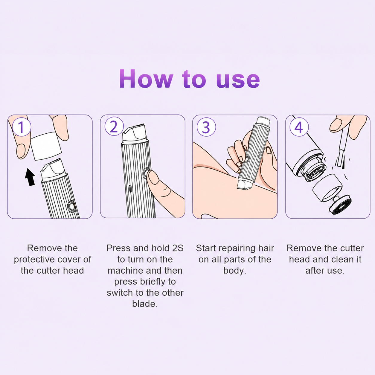 Double Head Electric Shaver