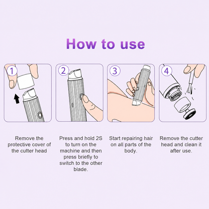 Double Head Electric Shaver