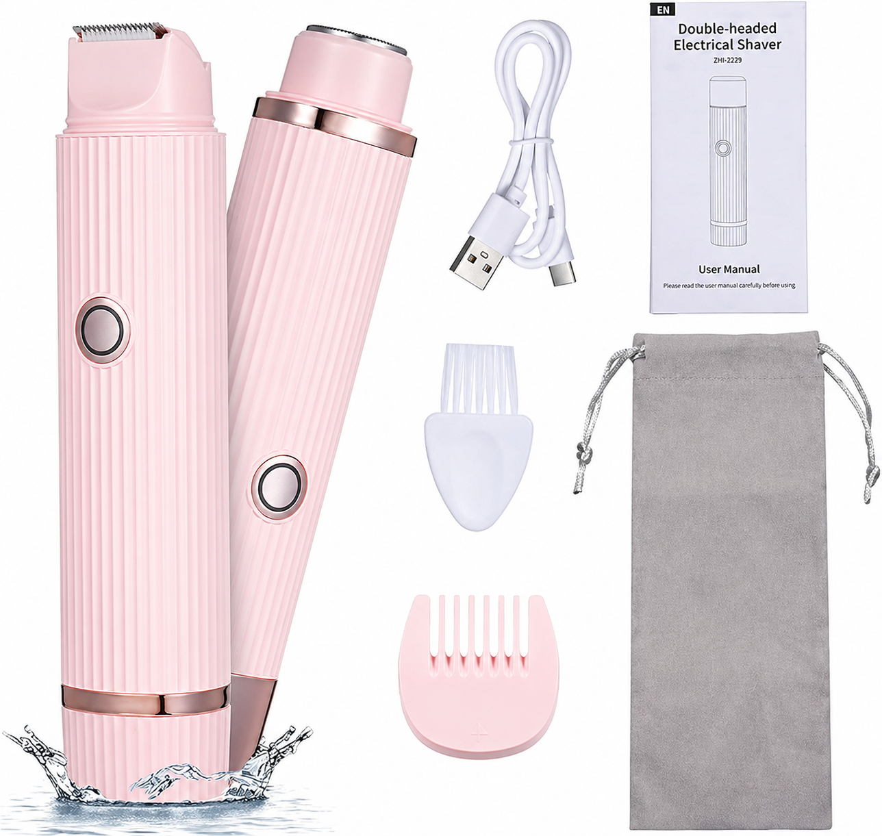 Double Head Electric Shaver