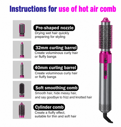 Hot Air Brush (5-in-1)